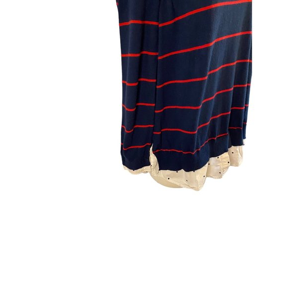 Rafaella Weekend Striped Layered Knit Pullover Women's XL - Picture 6 of 12